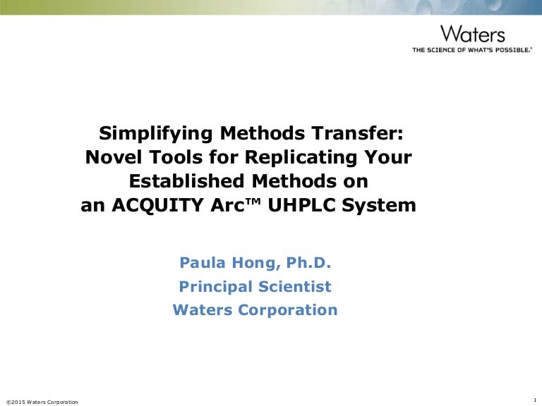 Waters Hplc Column Equivalent Chart