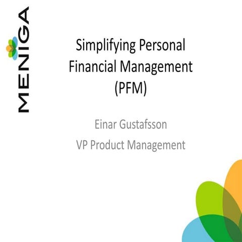 Simplifying personal financial management