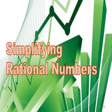 Simplifying rational numbers