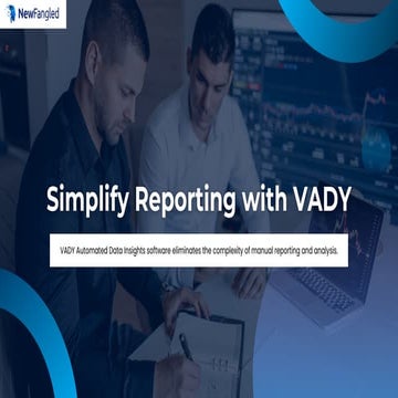 NewFangled VADY AI Analytics: Simplify Enterprise Reporting with ...