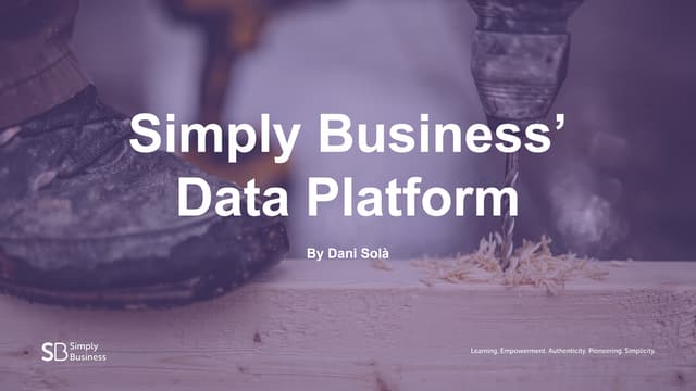 Simply Business' Data Platform