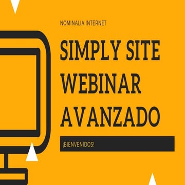 Aprende a crear tu propia web con simply site (opciones avanzadas)