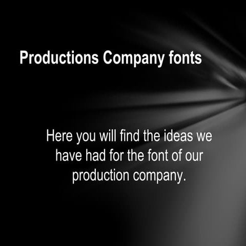 Simply twisted fonts