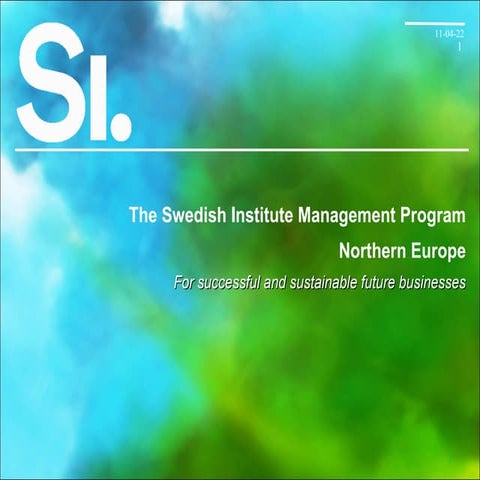 The Swedish Institute Management Program