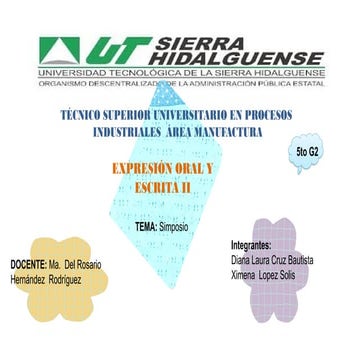 Simposio y como se genera además trabajo