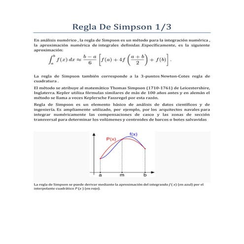 Metodo Simpson | PDF