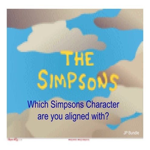 Simpson personality test