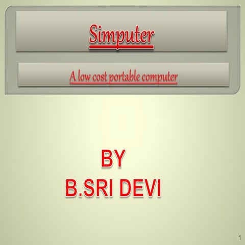 Simputer new ppt