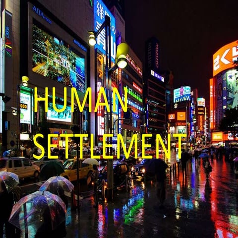 Human settlement class 7