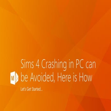 Sims 4 Crashing
