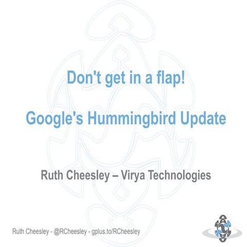 Suffolk Internet Marketing & SEO/M Specialists - Ruth Cheesley - Don't get in...