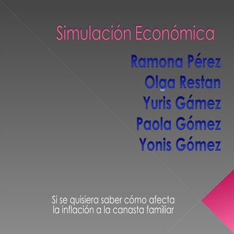 Simulación Económica