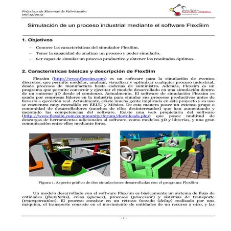 Manual en Español De Software Flexsim | PDF
