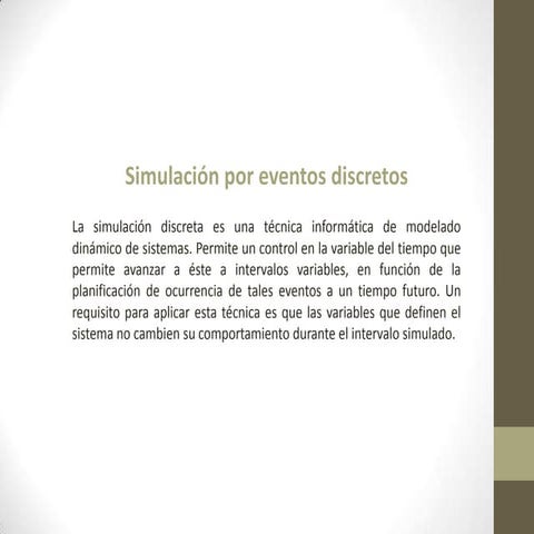 Simulacion discreta