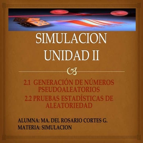 SIMULACION UNIDAD II
