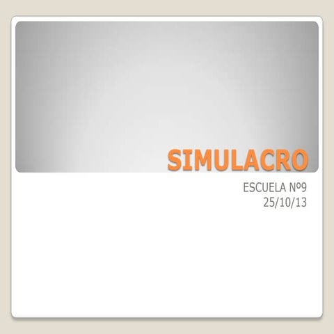 Simulacro