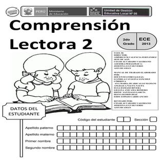 Simulacro Comunicación ECE 2do grado.