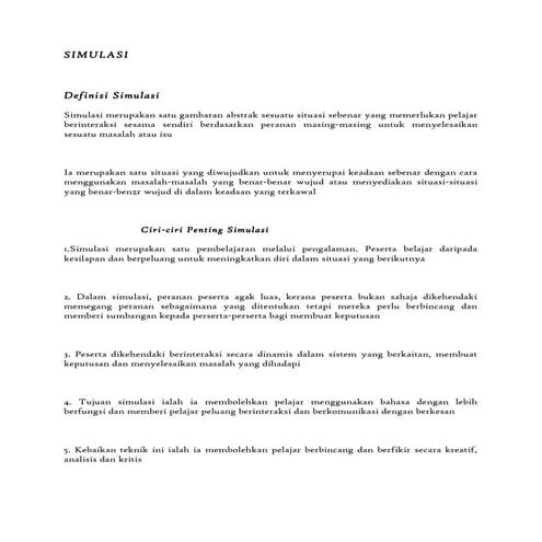 Simulasi