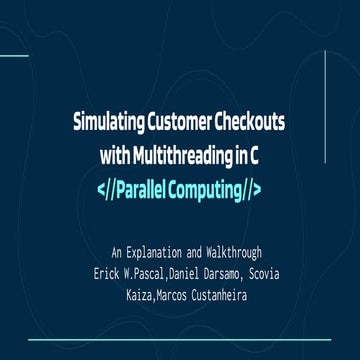 Simulating Customers in a supermarket -in Supermarket