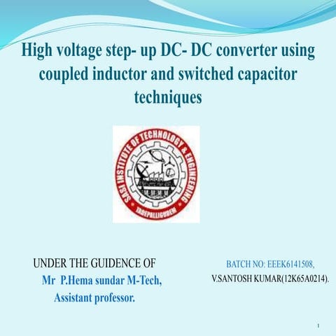 high voltage step-up dc-dc converter with coupled inductor