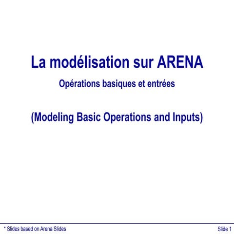 Simulation et modélisation avec ARENA .ppt