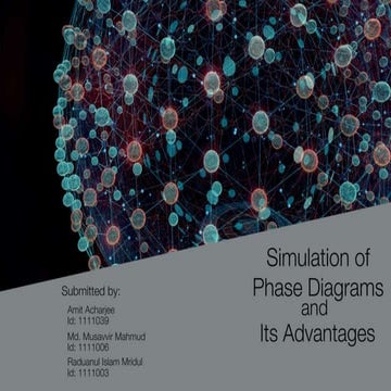 Simulation of phase diagram and its advantages 