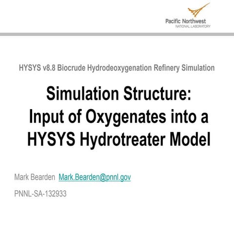 Simulation Structure-Input of Oxygenates into HYSYS Hydrotreater Model.pdf
