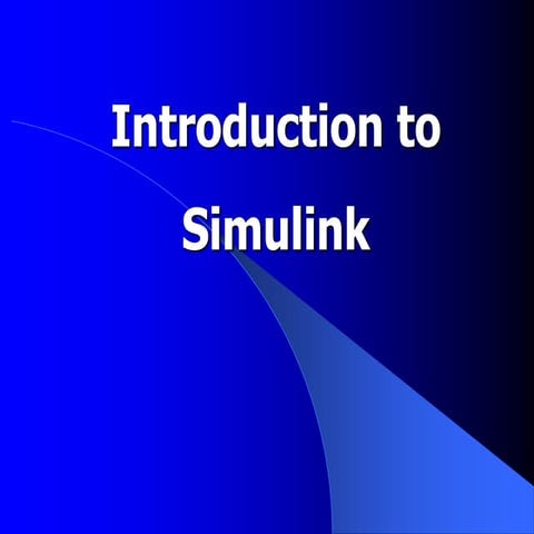 Simulink Presentation.ppt
