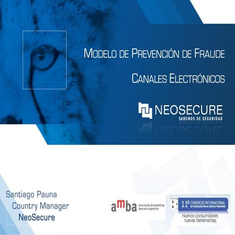 Modelo de prevención de fraude en canales electrónicos