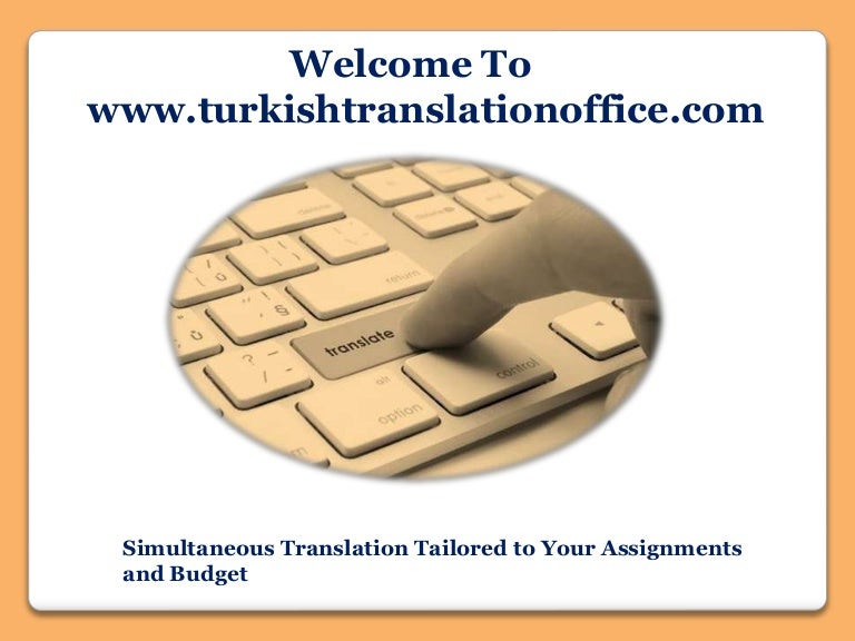 Simultaneous translation services