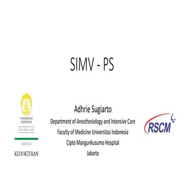 SIMV - PS setting ventilator pemgaturan ventilator | PDF