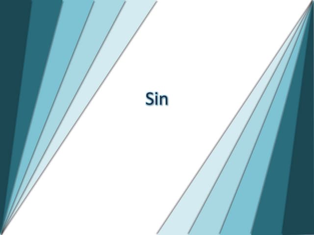Sin powerpoint | PPT