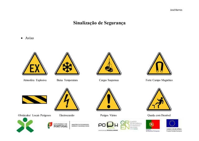 Sinalização de segurança do trabalho