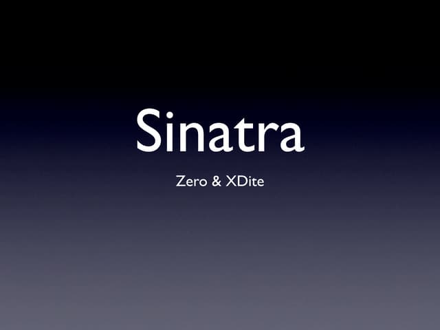 Sinatra