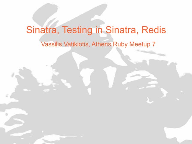 Sinatra and JSONQuery Web Service