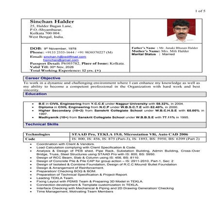Sourav Cv | DOCX