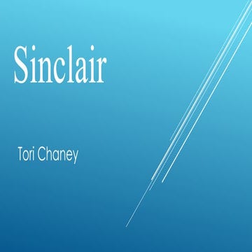 Sinclair powerpoint
