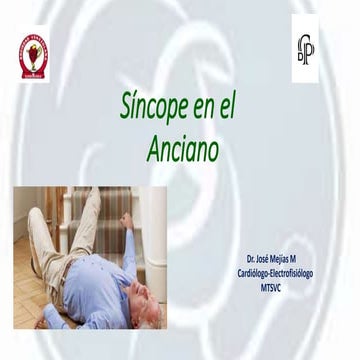 Sincope en el anciano (nov 2014)