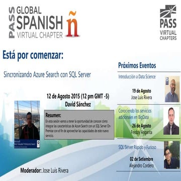 Sincronizando Azure Search con SQL Server