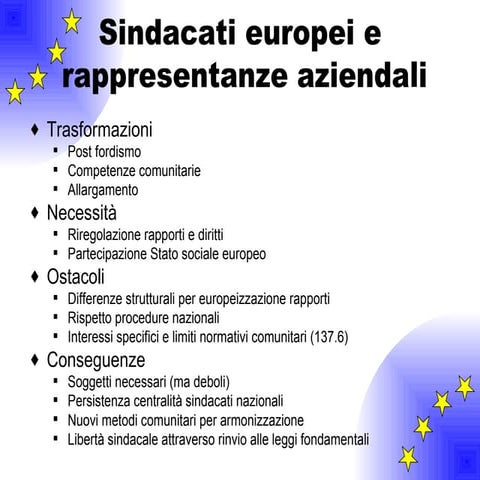 Sindacati Europei&Rappresentanze Aziendali04