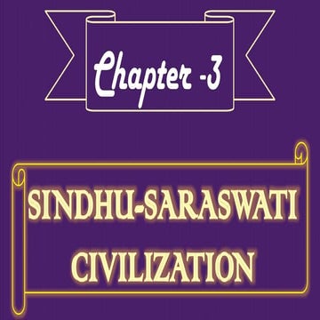 SINDHU-SARASWATI CIVILIZATION----------- SOCIAL SCIENCE----- HISTORY CLASS 8