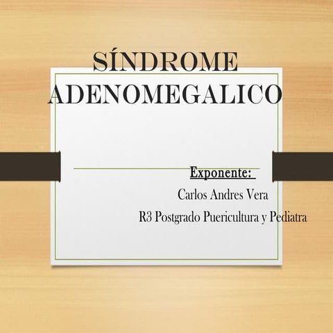Sindrome adenomegalico