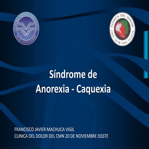 Sindrome anorexia caquexia