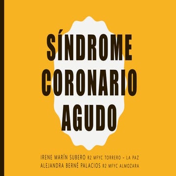 (2019-06-13) SINDROME CORONARIO AGUDO (PPT)