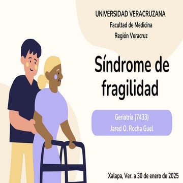 Síndrome de fragilidad en el paciente geriatrico | PDF