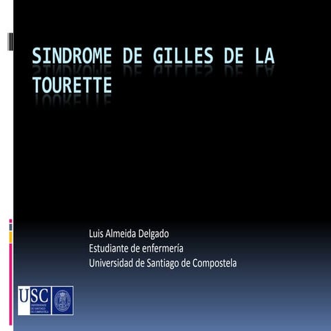 Sindrome de gilles de la tourette