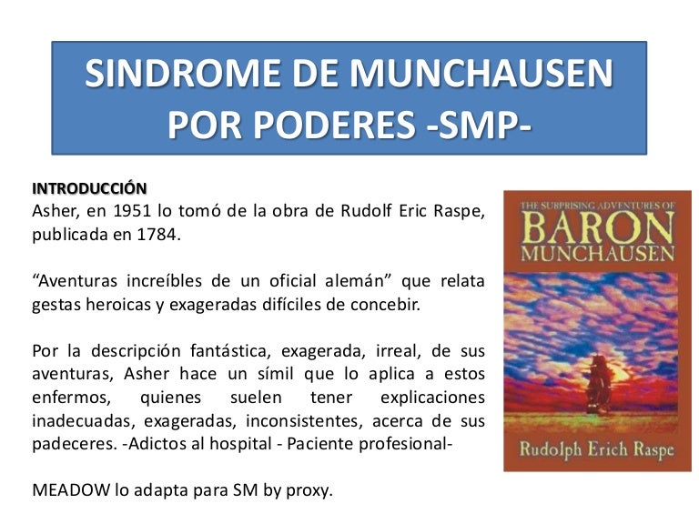 historia del sindrome de munchausen