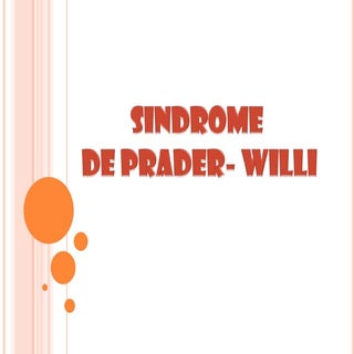 Sindrome de prader willi