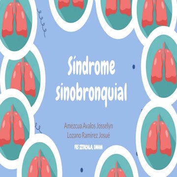 Síndrome Sinobronquial 