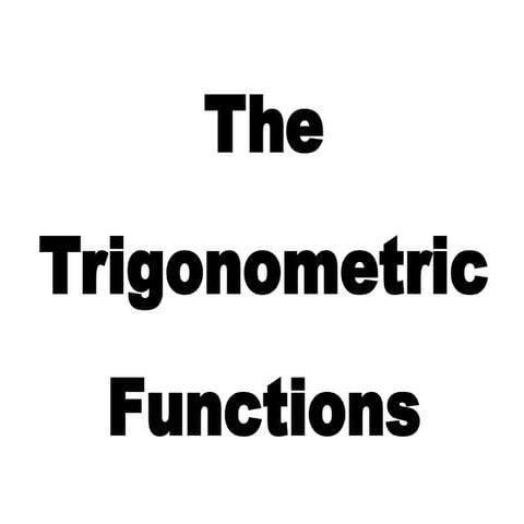 Sine, cosine, tangent and cotangent of an angle and their measure.ppt